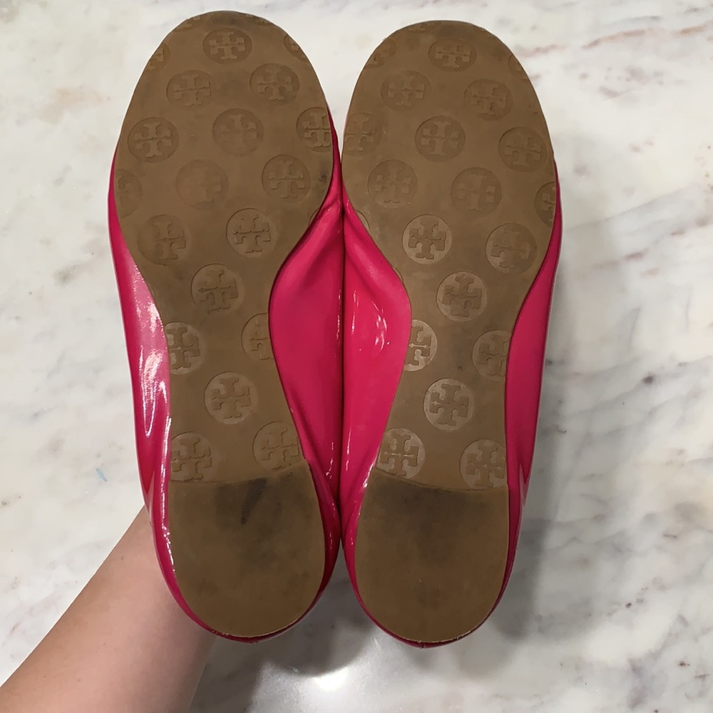 Tory Burch Raspberry Red Loafers - Picture 12 of 13
